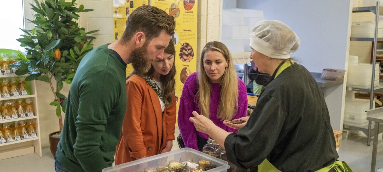factory tour at wilde irish chocolates