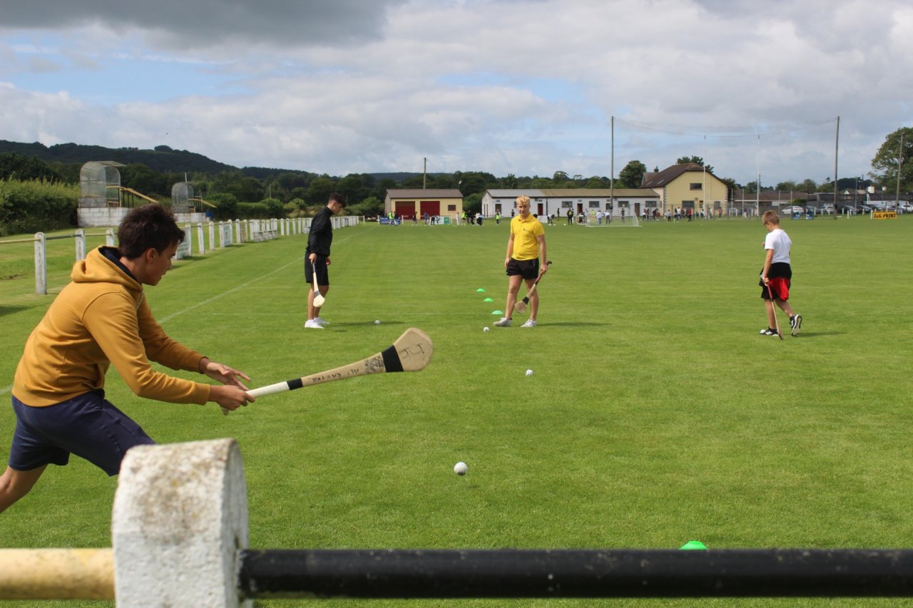 hurling action shot 